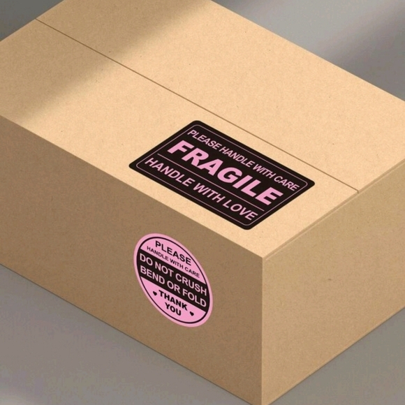 🔹️50 pack Fragile Stickers for shipping ✨️🖤 - Picture 5 of 9
